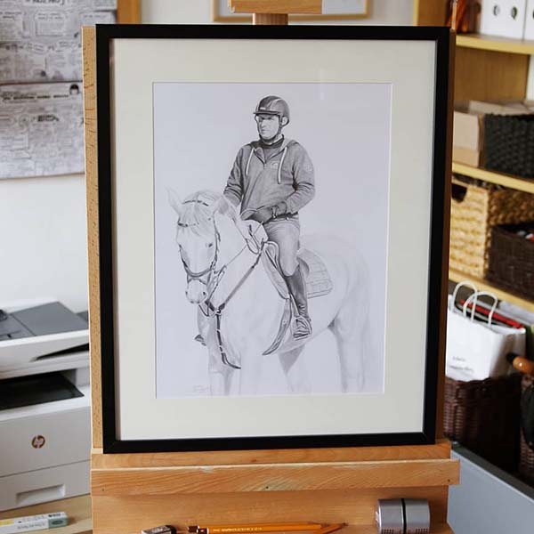 MAN ON HORSEBACK (frame)